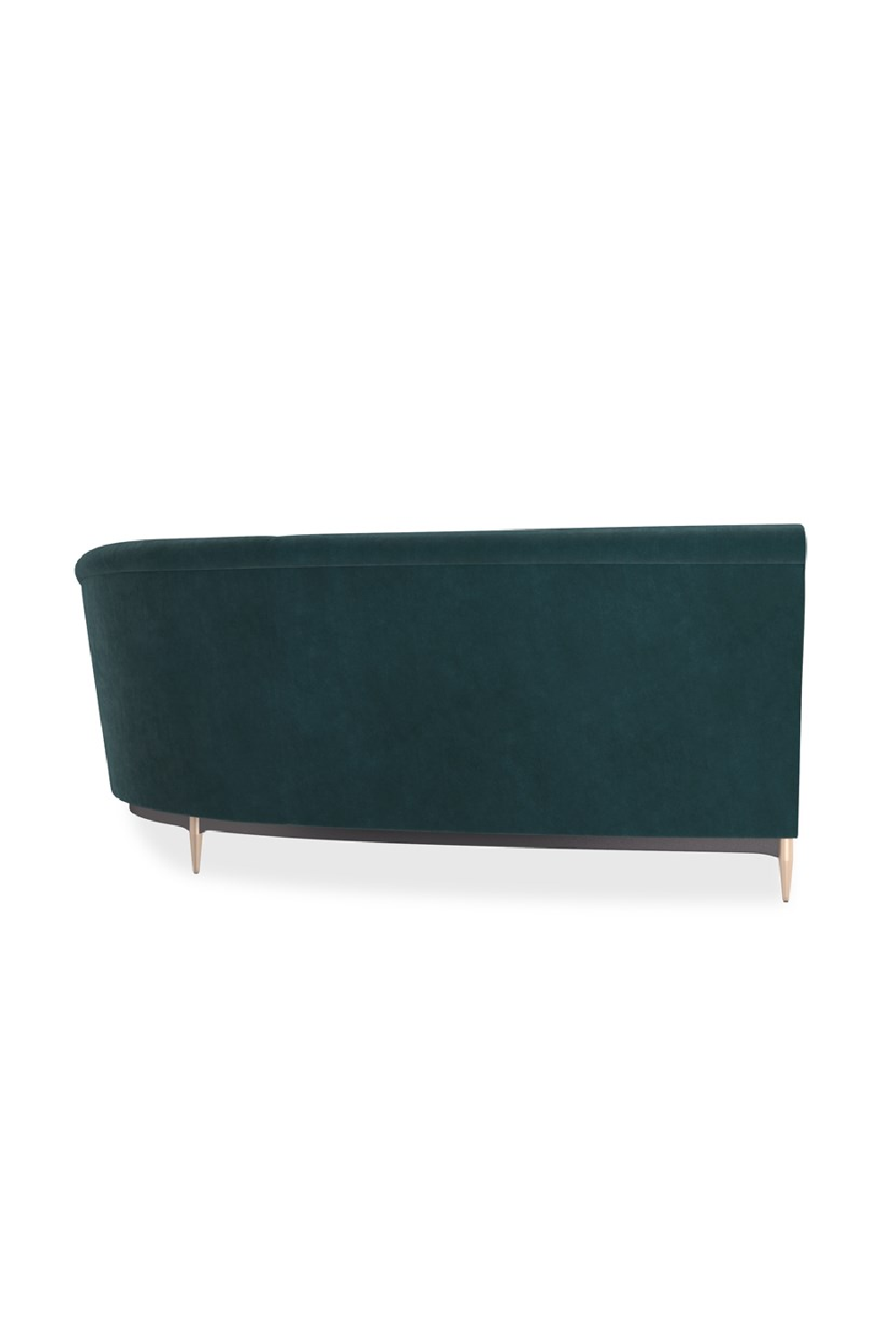 Green Velvet Sectional Sofa | Caracole Three's Company | Caracole.eu.com