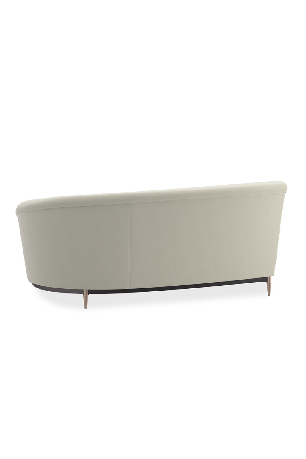 White Velvet Sectional Sofa | Caracole Three's Company | Caracole.eu.com