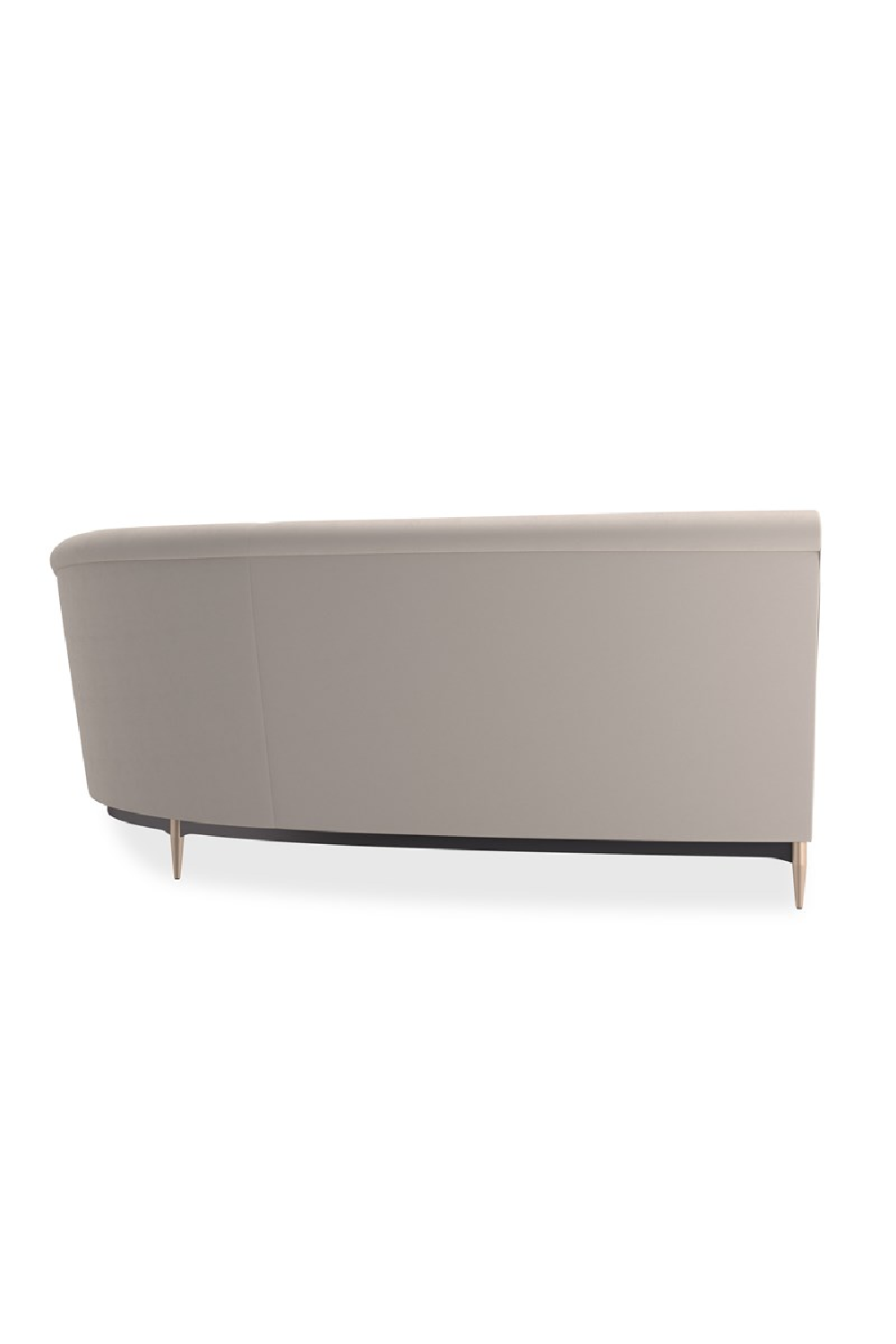 Beige Velvet Sectional Sofa | Caracole Three's Company | Caracole.eu.com