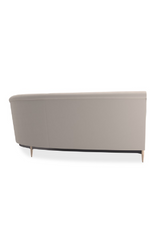 Beige Velvet Sectional Sofa | Caracole Three's Company | Caracole.eu.com