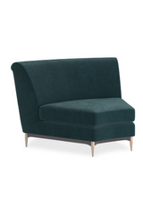 Green Velvet Sectional Sofa | Caracole Three's Company | Caracole.eu.com