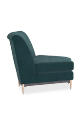 Green Velvet Sectional Sofa | Caracole Three's Company | Caracole.eu.com