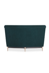 Green Velvet Sectional Sofa | Caracole Three's Company | Caracole.eu.com