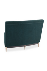 Green Velvet Sectional Sofa | Caracole Three's Company | Caracole.eu.com