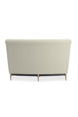 White Velvet Sectional Sofa | Caracole Three's Company | Caracole.eu.com