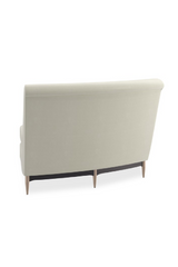 White Velvet Sectional Sofa | Caracole Three's Company | Caracole.eu.com