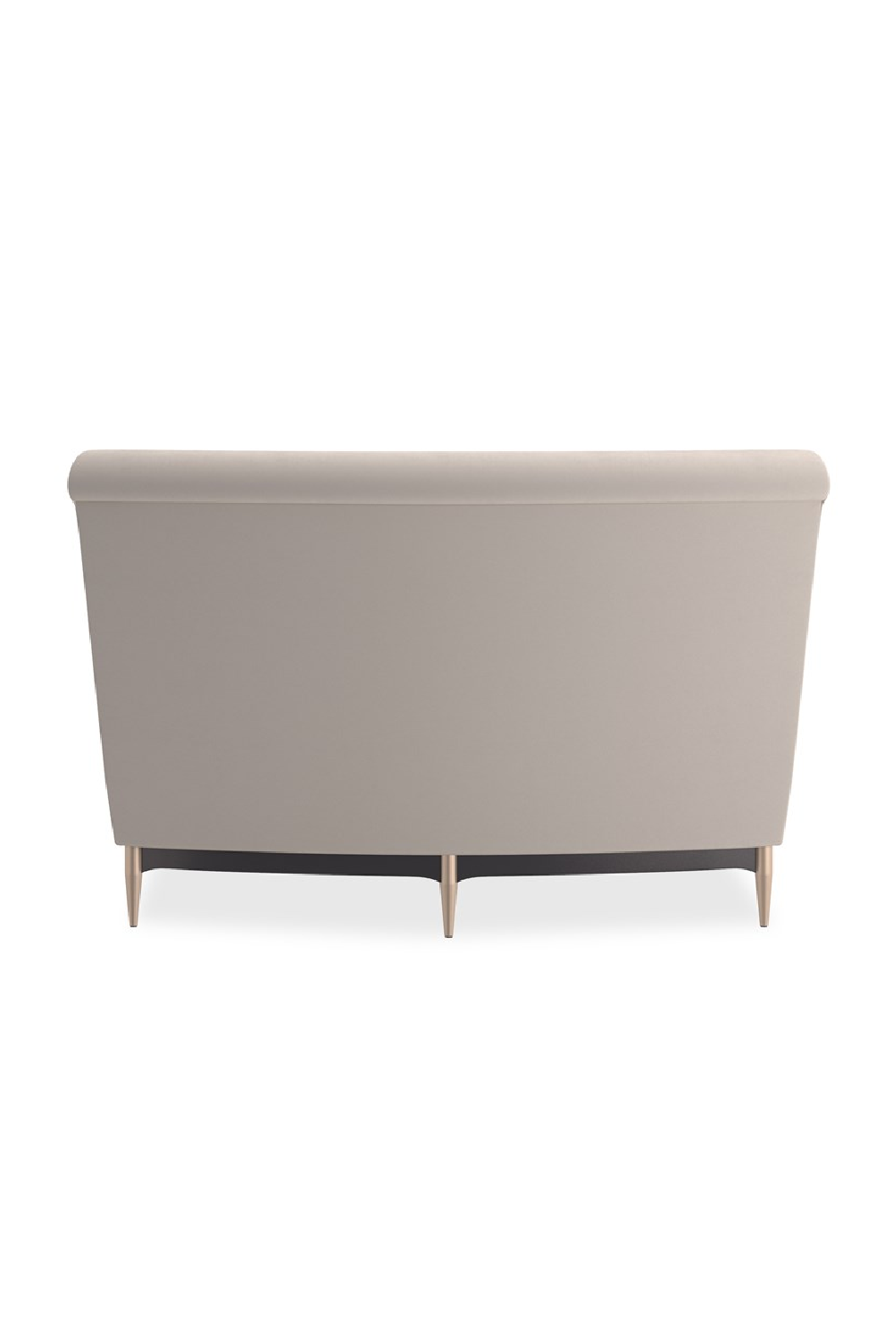 Beige Velvet Sectional Sofa | Caracole Three's Company | Caracole.eu.com