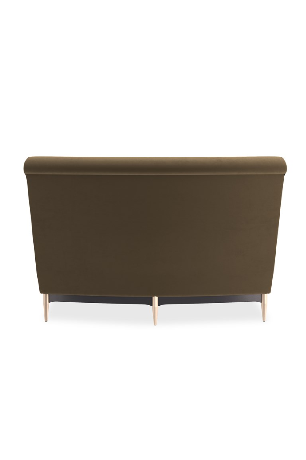 Brown Velvet Sectional Sofa | Caracole Three's Company | Caracole.eu.com