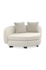 Ivory Linen Sectional Chair | Caracole Lumi | Caracole.eu.com