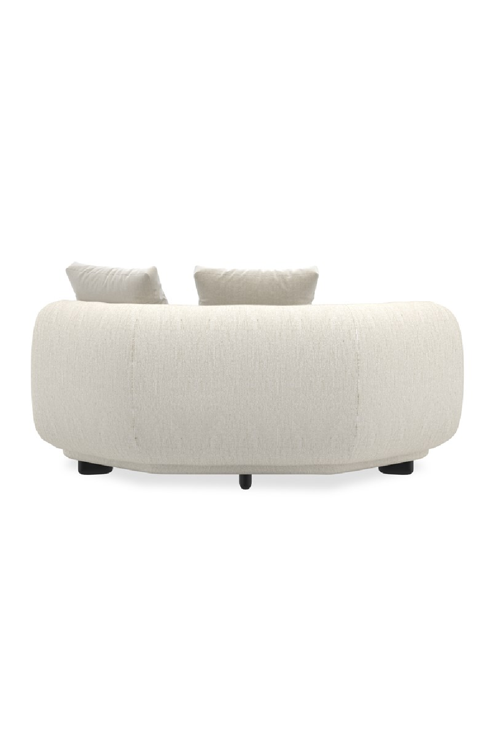 Ivory Linen Sectional Chair | Caracole Lumi | Caracole.eu.com