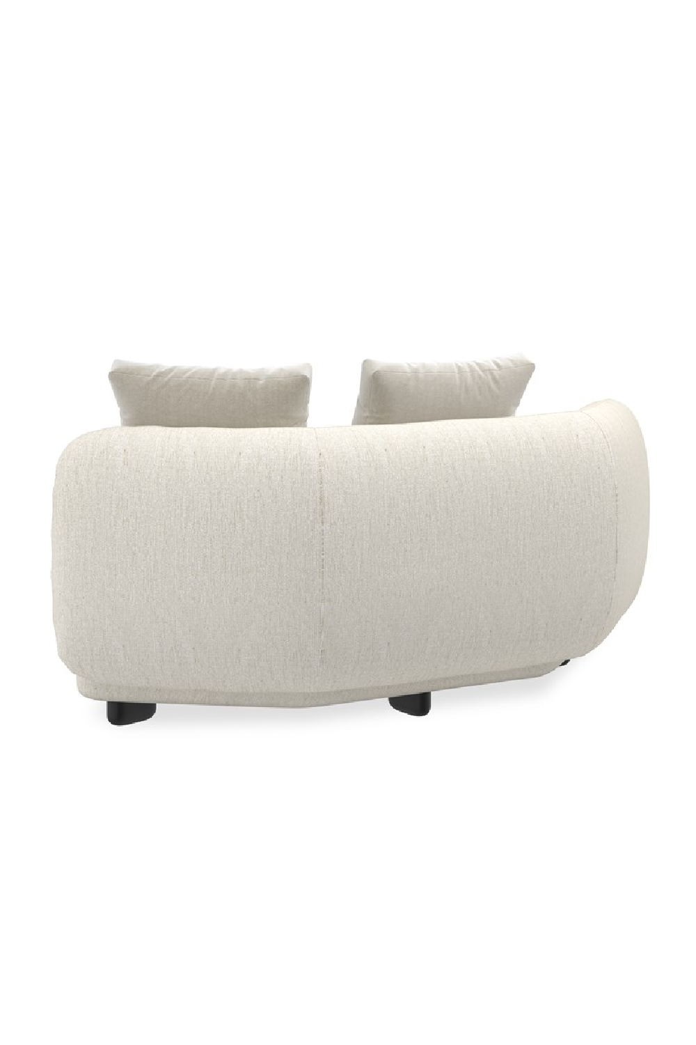 Ivory Linen Sectional Chair | Caracole Lumi | Caracole.eu.com