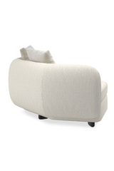 Ivory Linen Sectional Chair | Caracole Lumi | Caracole.eu.com