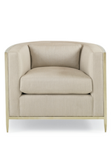 Off-White Linen Accent Chair | Caracole Ice Breaker | Caracole.eu.com
