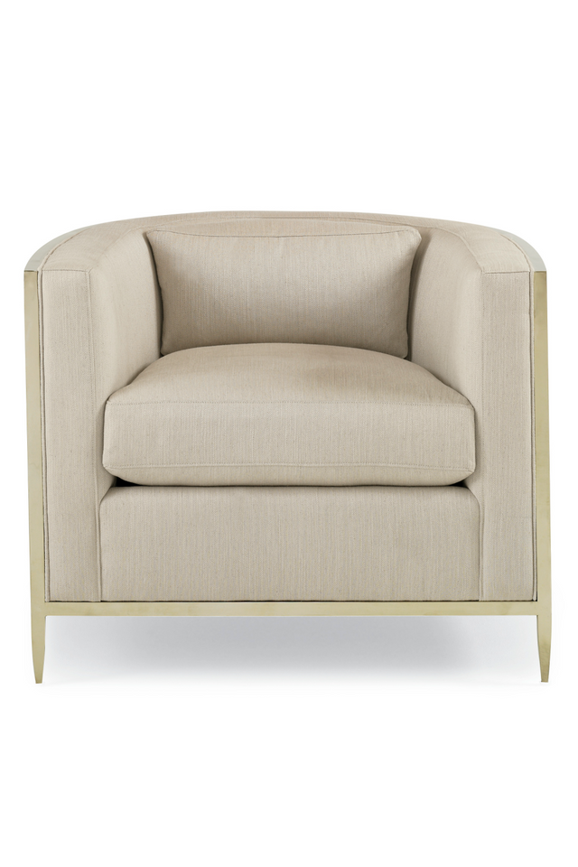 Off-White Linen Accent Chair | Caracole Ice Breaker | Caracole.eu.com