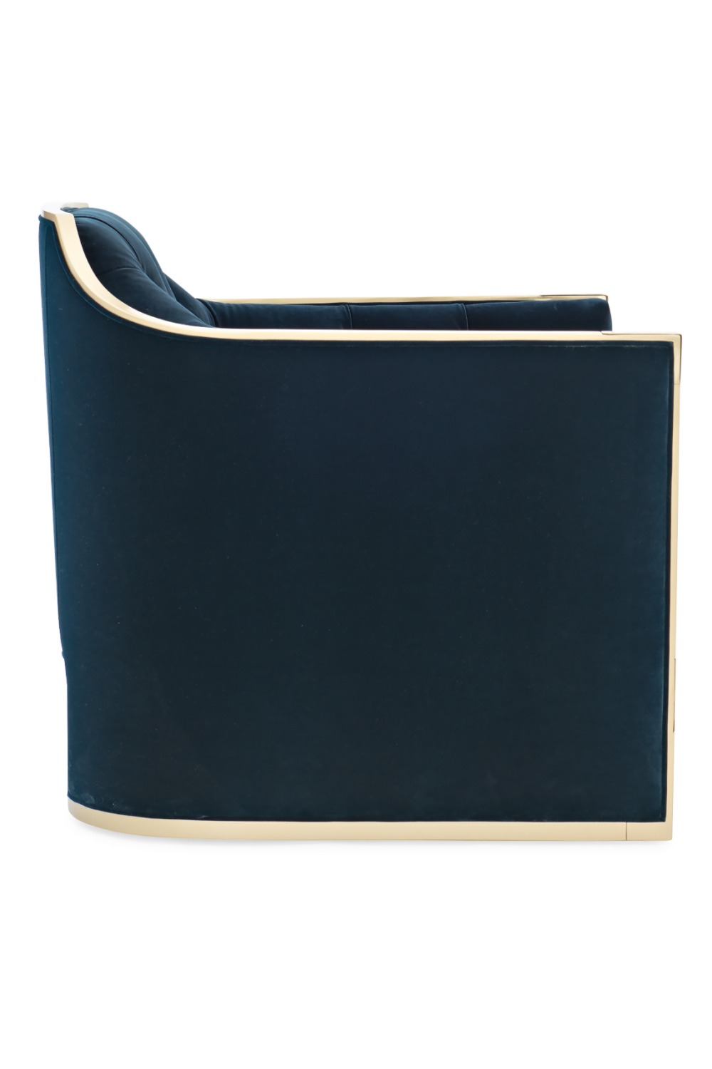 Blue Velvet Lounge Chair | Caracole The Cat's Meow | Caracole.eu.com