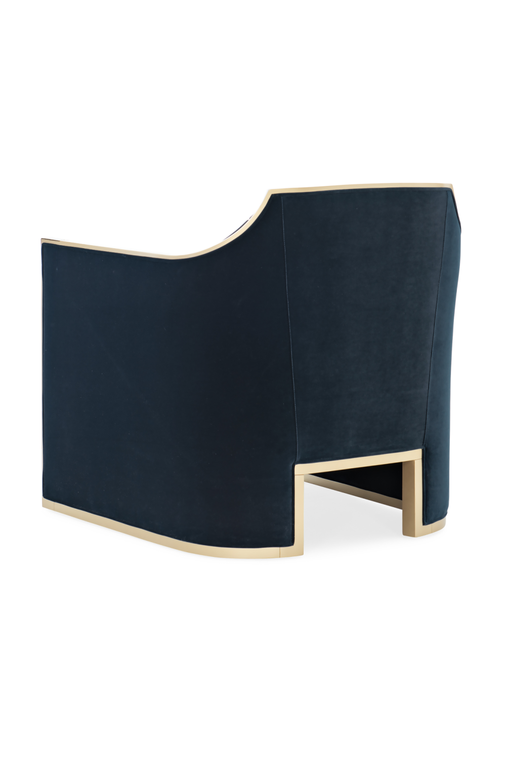 Blue Velvet Lounge Chair | Caracole The Cat's Meow | Caracole.eu.com
