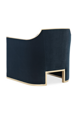 Blue Velvet Lounge Chair | Caracole The Cat's Meow | Caracole.eu.com