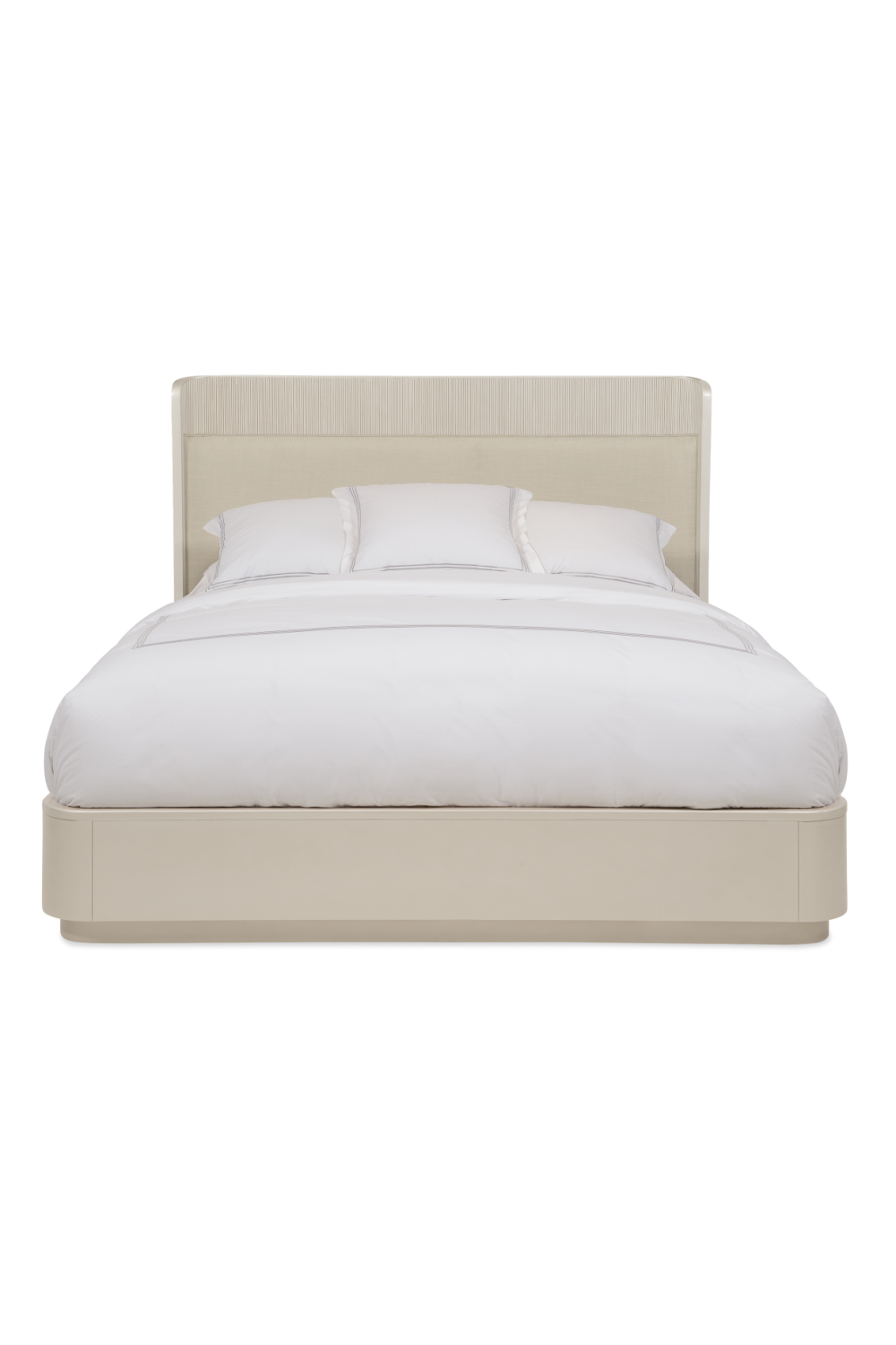 Cream Modern Bed | Caracole Fall In Love | Caracole.eu.com