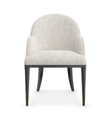 White Chenille Dining Chair | Caracole Nuage