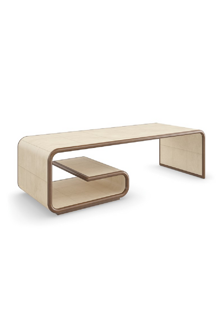 Ivory Parchment Coffee Table | Caracole Delano | Italianfurniture.com