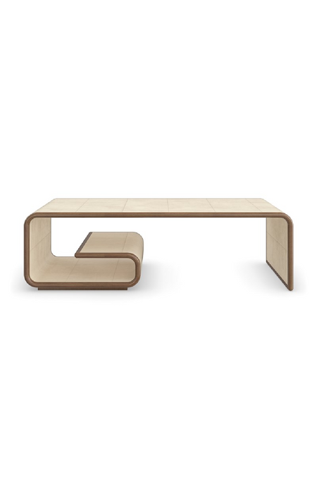 Ivory Parchment Coffee Table | Caracole Delano | Italianfurniture.com