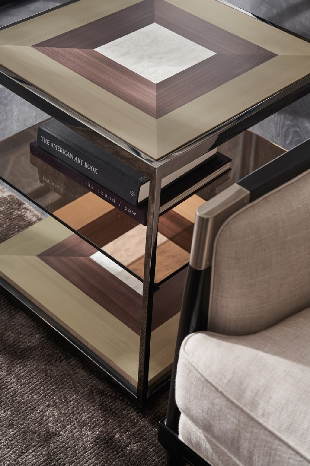 Bronze 3-Layered End Table | Caracole Impossible | caracole.eu.com