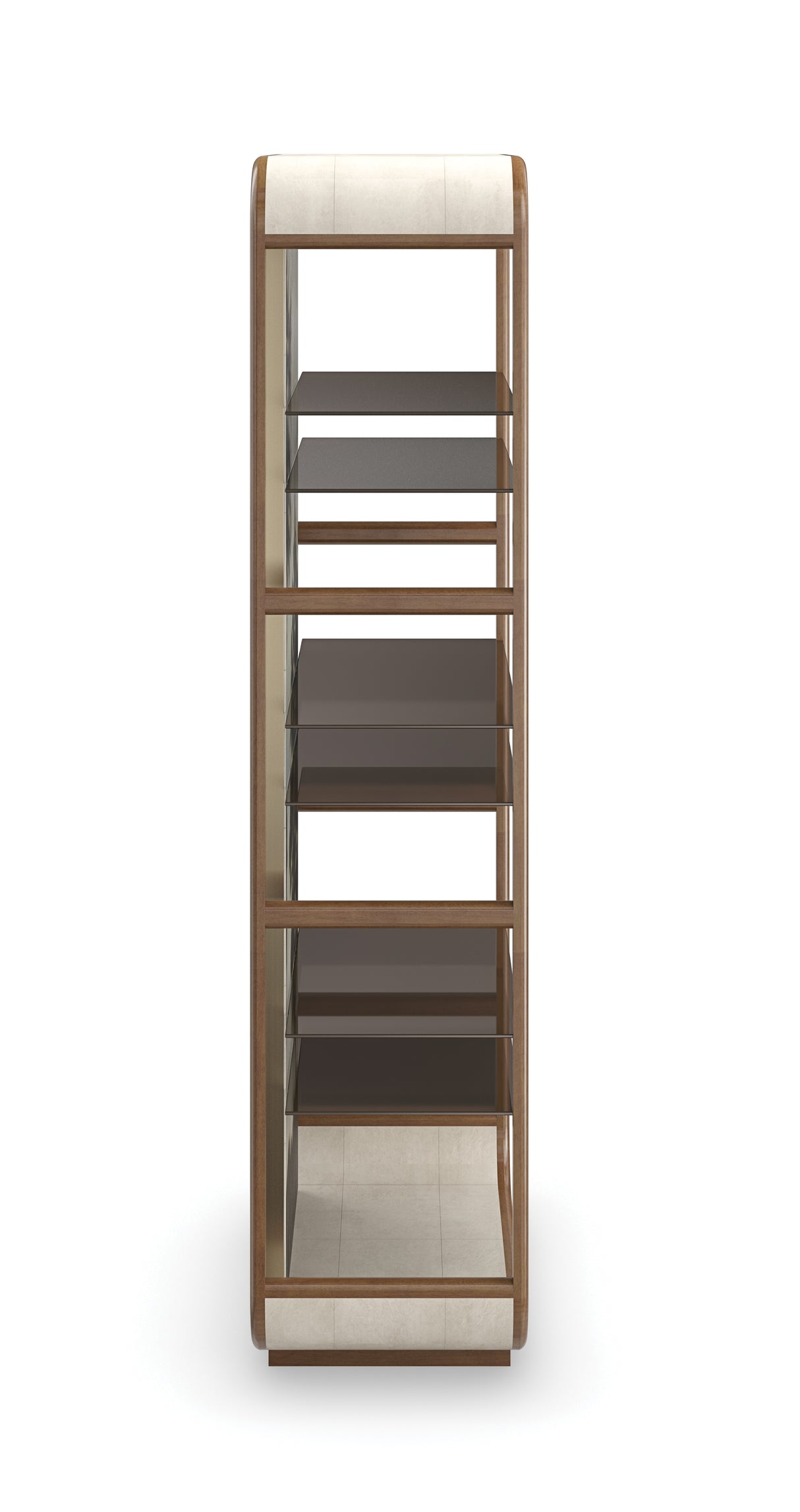 Gold Wooden Framed Bookcase | Caracole Fairmont