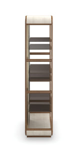 Gold Wooden Framed Bookcase | Caracole Fairmont