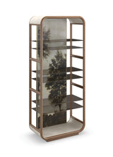 Gold Wooden Framed Bookcase | Caracole Fairmont