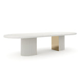 Matte Pearl Dining Table | Caracole Love