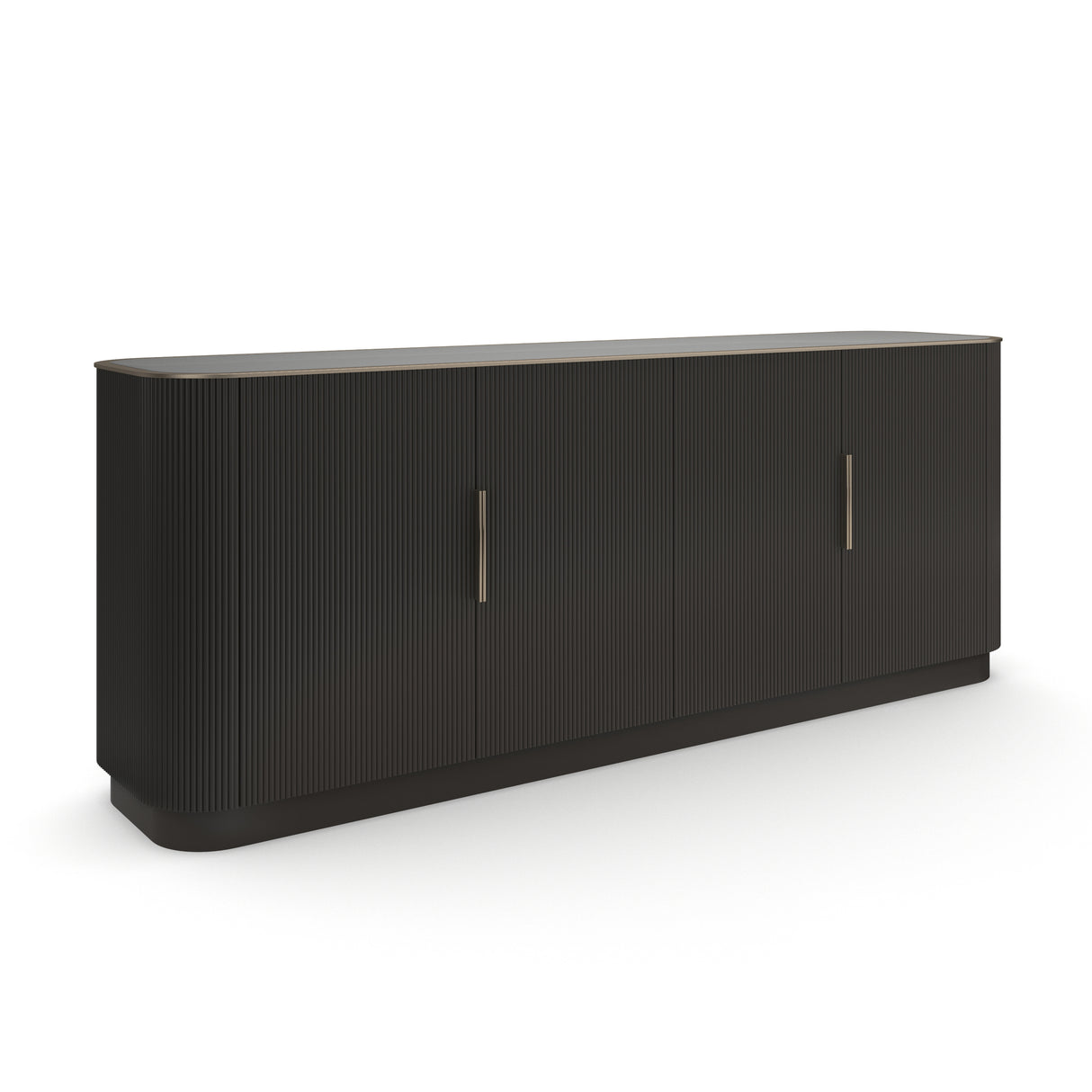 Dark Chocolate 4-Door Sideboard | Caracole Love