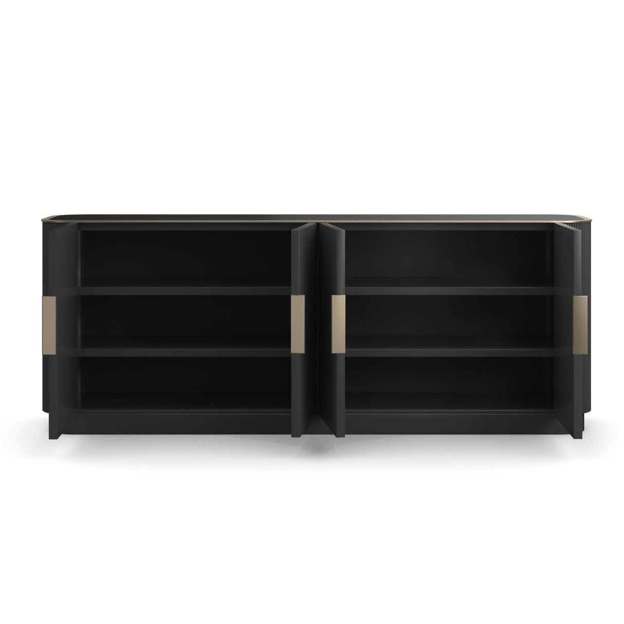 Dark Chocolate 4-Door Sideboard | Caracole Love