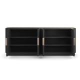 Dark Chocolate 4-Door Sideboard | Caracole Love
