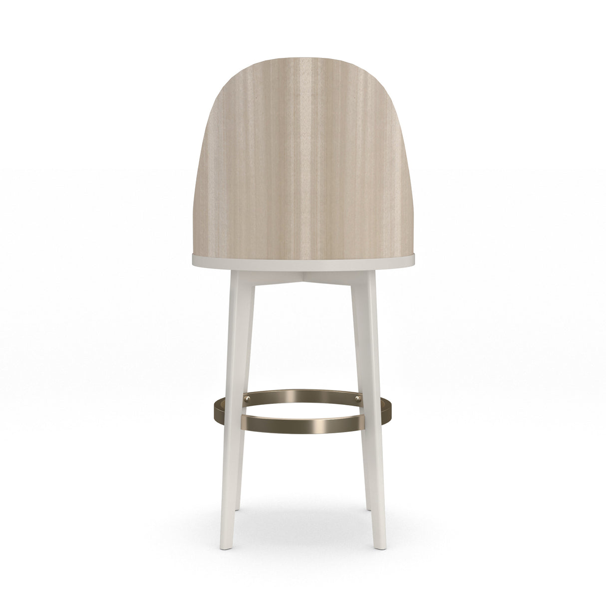Ivory Fabric Bar Stool | Caracole Another Round