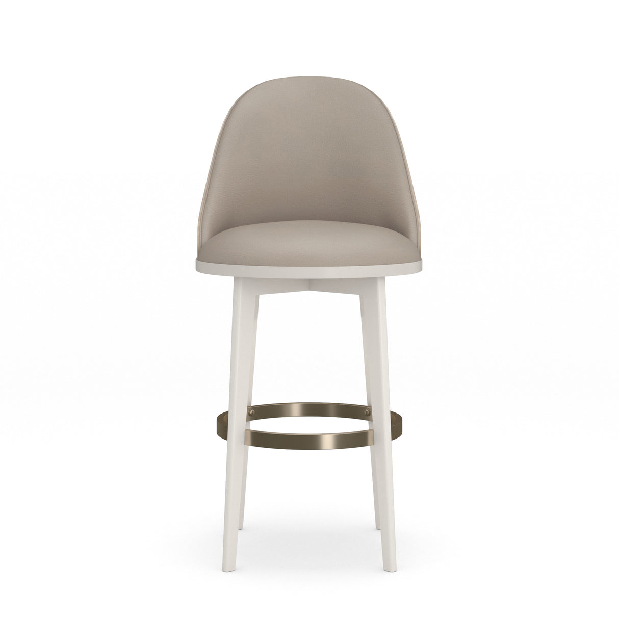Ivory Fabric Bar Stool | Caracole Another Round