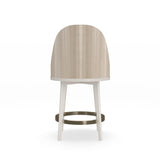 Ivory Fabric Counter Stool | Caracole Another Round