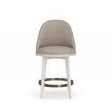 Ivory Fabric Counter Stool | Caracole Another Round
