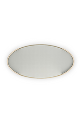 Glass Top Oval Coffee Table | Caracole Love | Caracole.eu.com