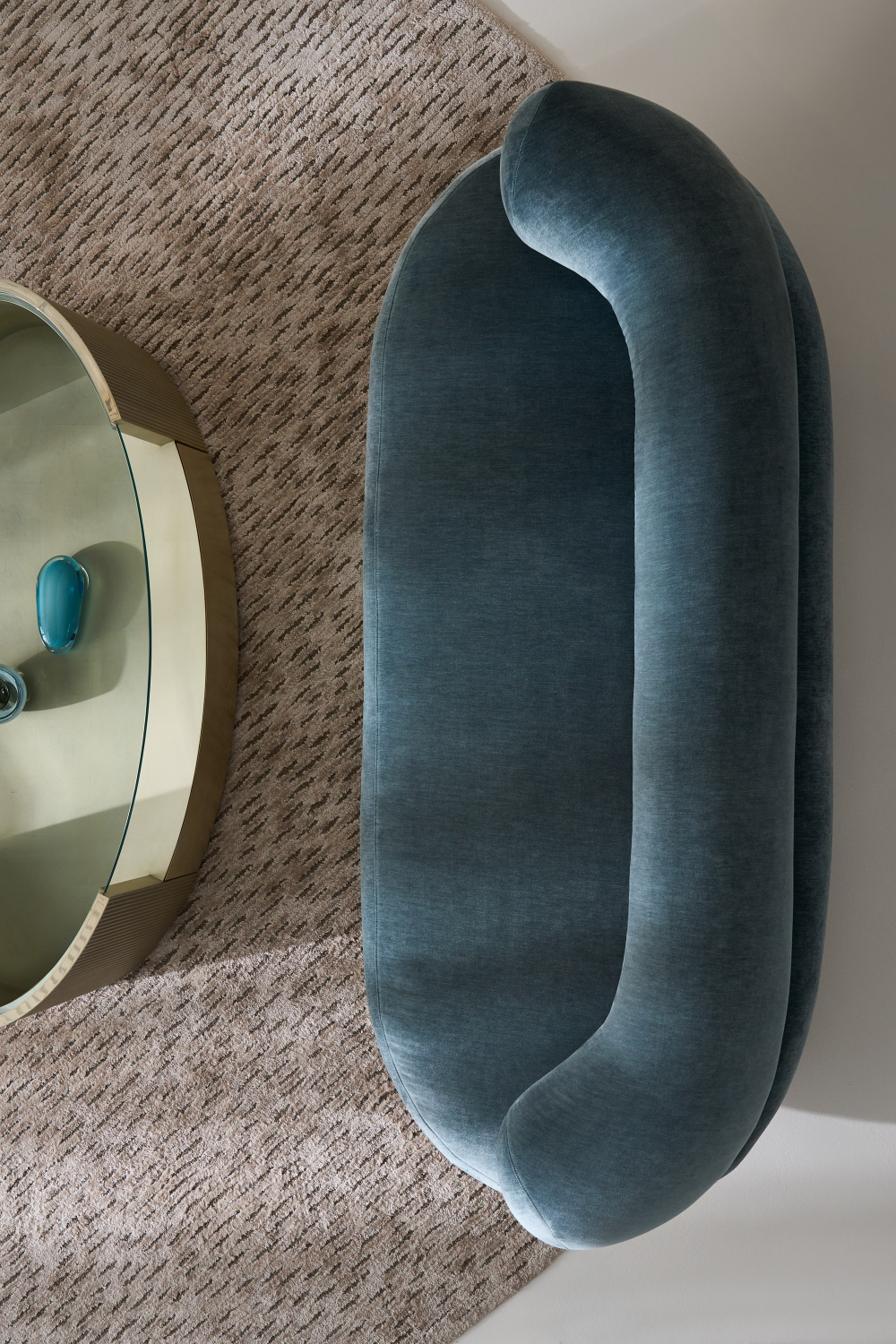 Glass Top Oval Coffee Table | Caracole Love | Caracole.eu.com