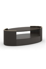 Glass Top Oval Coffee Table | Caracole Love | Caracole.eu.com