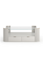 Glass Top Square Coffee Table | Caracole Love | Caracole.eu.com