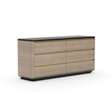 Chocolate 6-Drawer Wooden Dresser | Caracole Madera