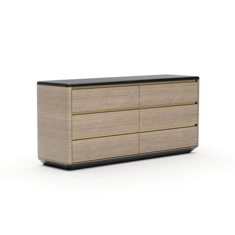 Chocolate 6-Drawer Wooden Dresser | Caracole Madera