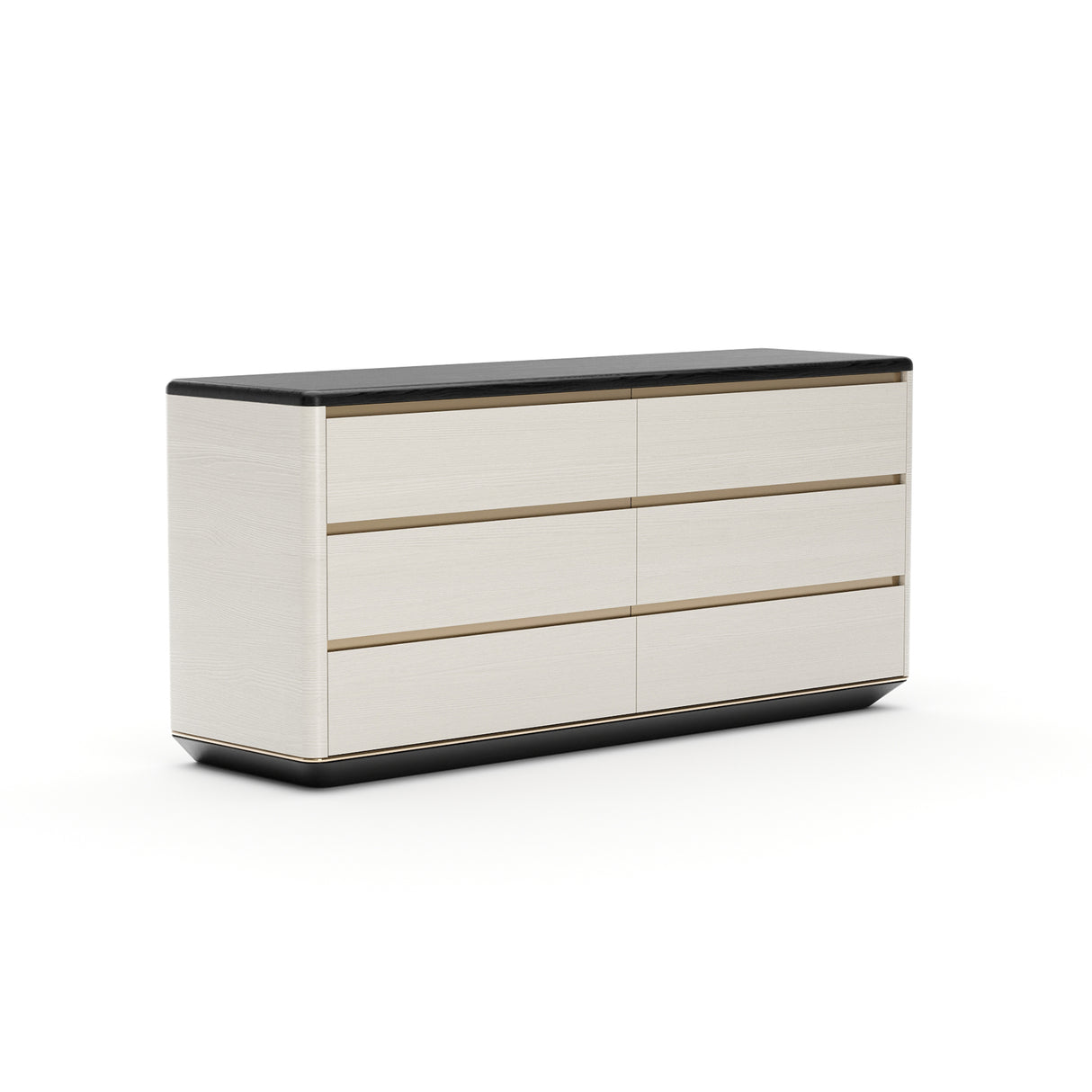 Opal 6-Drawer Wooden Dresser | Caracole Madera
