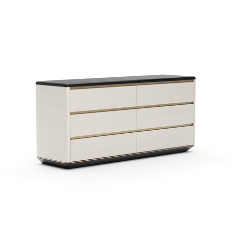 Opal 6-Drawer Wooden Dresser | Caracole Madera