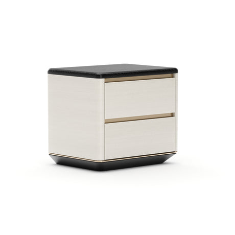Opal 2-Drawer Nightstand | Caracole Madera Plinth
