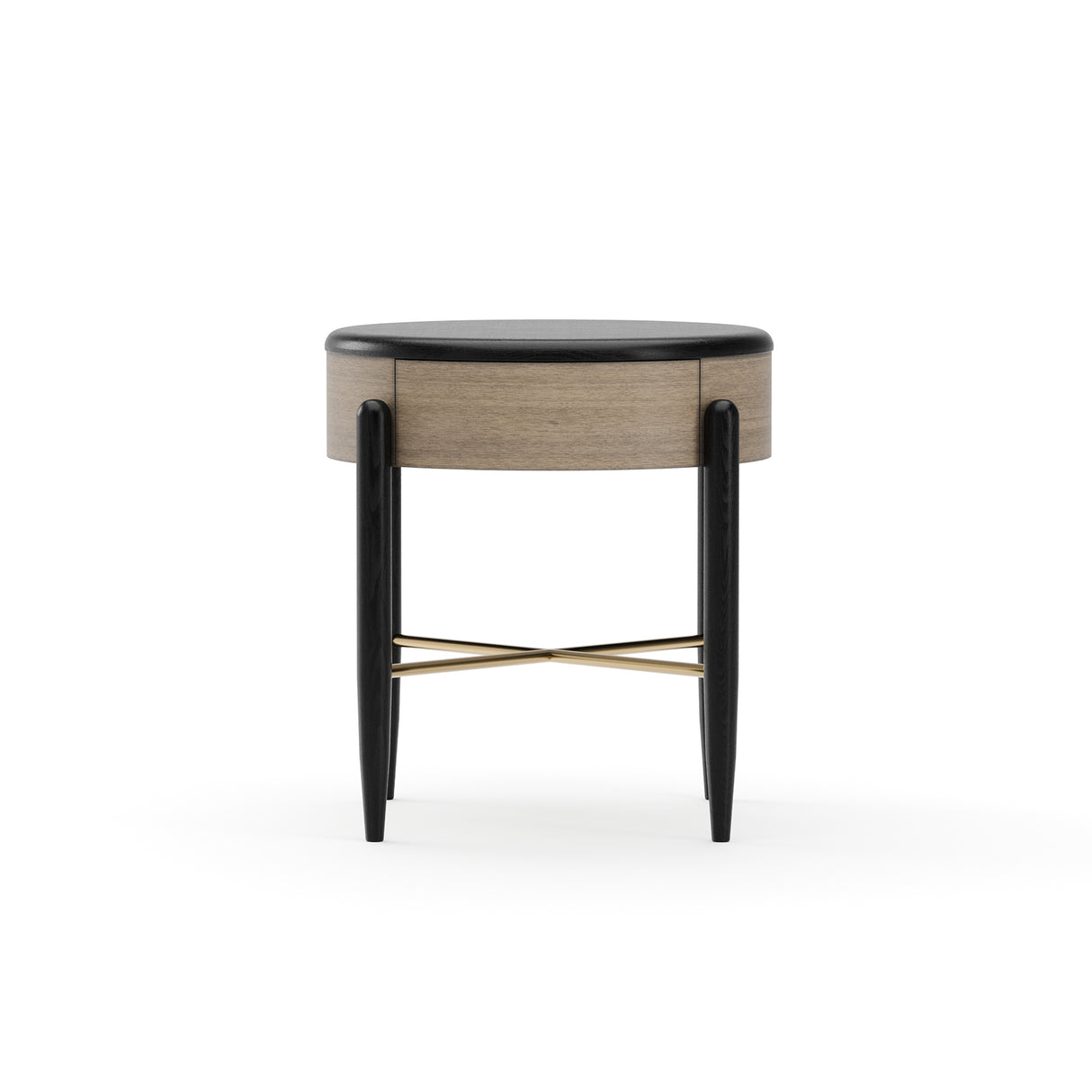 Chocolate 1-Drawer Nightstand | Caracole Madera
