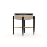 Chocolate 1-Drawer Nightstand | Caracole Madera
