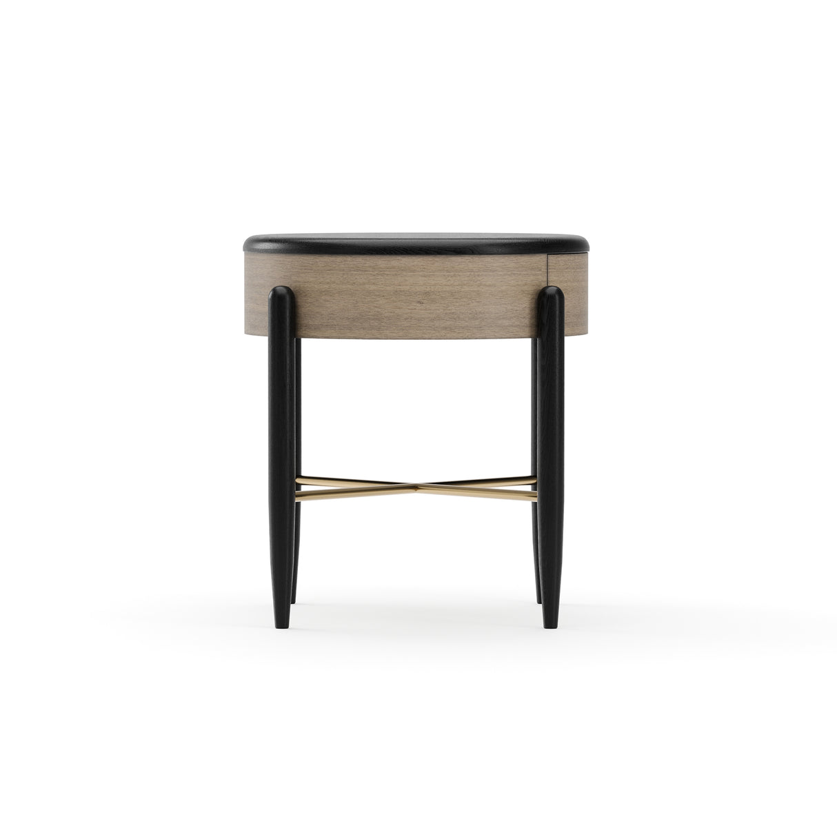 Chocolate 1-Drawer Nightstand | Caracole Madera