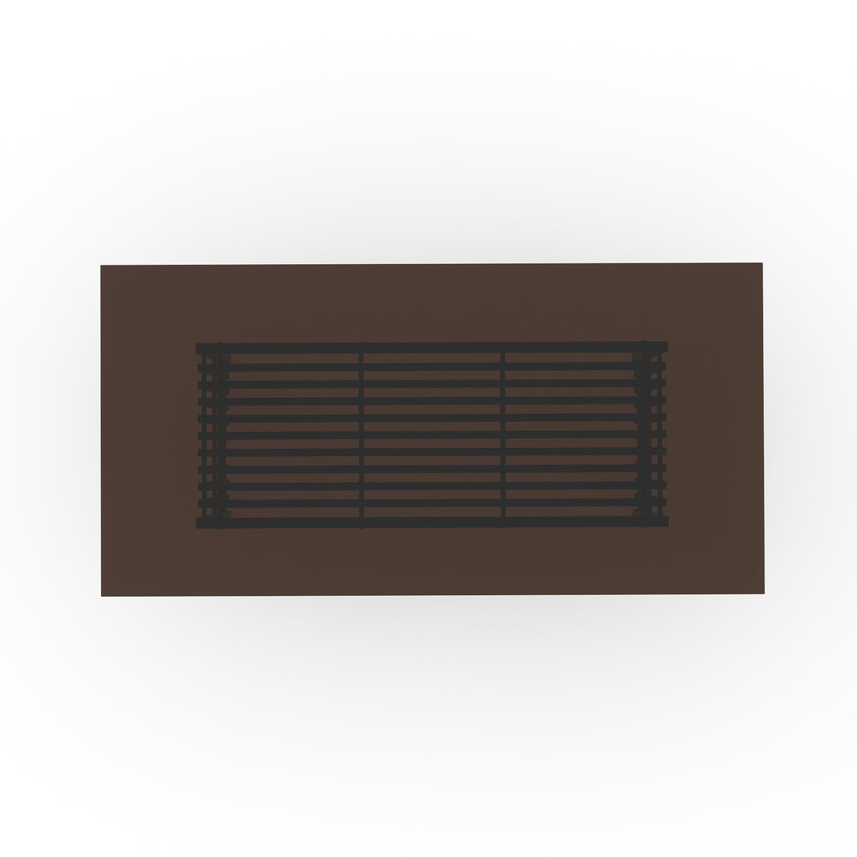 Dark Slatted Rectangle Dining Table | Caracole Pinstripe